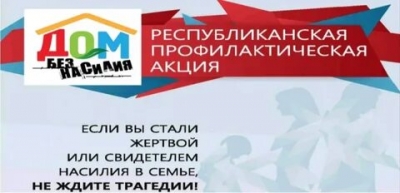 С 8 по 17 апреля в Беларуси пройдет республиканская профилактическая акция «Дом без насилия!»